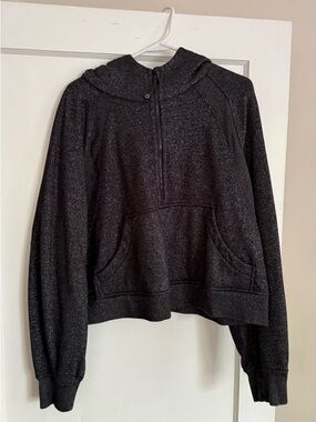 Black Sparkly Lululemon Scuba L/XL